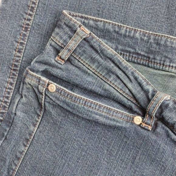 Vintage On n est pas des Anges Wide Pocket Flare Bottom High Rise Jeans - Picture 8 of 14